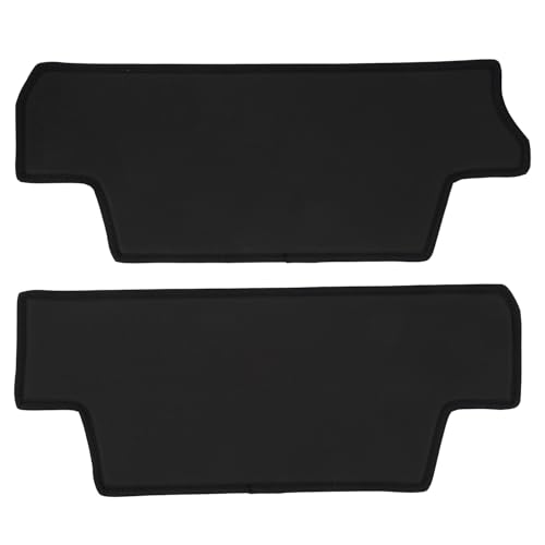 GIMUYA トヨタ 新型 ヴォクシー ノア 90系 キックガード 後部座席 VOXY NOAH シートバックカバー シートバックプロテクター ZWR9#W MZRA9# 2022年1月～現行 車種専用設計 インテリア 内装パーツ アクセサリー 車内 カスタムパーツ 保護マット 汚れ防止 キズ防止 撥水加工 運転席/助手席 ブラック タイプ1 2Pセット