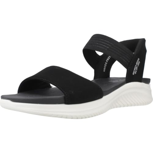 Sandales Skechers Slip-Ins Ultra Flex pour pieds sensibles noir