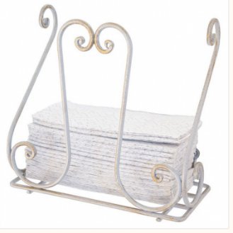Linea 'Relax' Porta Toallitas de pared plata