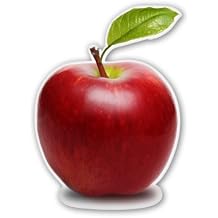 Apple Sticker, 5 in