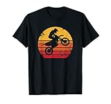 Auf dem Retro Design ist ein Motocross-Fahrer in der Sonne zu sehen. Einzigartiges Geschenk oder Geschenkidee für Frauen, Männer, Mädchen und Jungs zum Geburtstag oder Weihnachten.