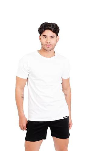 T-shirt basique homme K-BRIGHT en coton bio t-shirt essentiel col rond