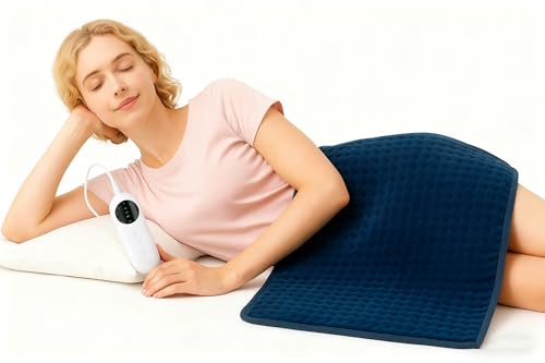 Coussin chauffant ultra doux grand format avec technologie thermique avancée