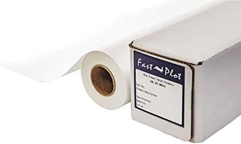 FastPlot Outdoor Scrim Vinyl Banner Waterproof 15 mil 400g - 24inch x 60ft Roll / 2inch core