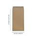 Milageto 100 Pieces Kraft Envelope Mailing Envelopes Brown Kraft Envelope Paper Envelopes for Office School Documents, 165x100mm