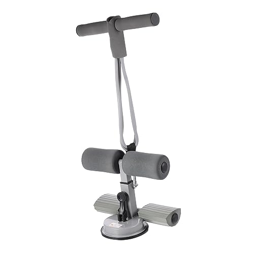 Mipcase Sit-up Aid Floor Bar with Suction Cups Abdominal Fitness Device Easy to Size