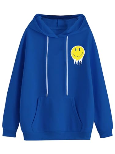 Image of Veirdo Cotton Poly Fleece Oversized Hooded Sweatshirt Baggy Fit Stylish Pocket Graphic Printed Hoodie for Men (Available in Sizes: S to 3XL)