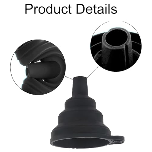 AOMiGT Lacksiebe, Lacksiebe Lackfilter, 50 Stück Lackierzubehör, Nylon konisches Papier Filter, Filtern Farbe, Resin Filter mit Faltbarem Silikon Trichter, für Autolack Lacksieb Farbsiebe