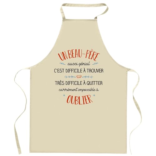 Tablier beau-père génial, le vêtement complice des repas en famille