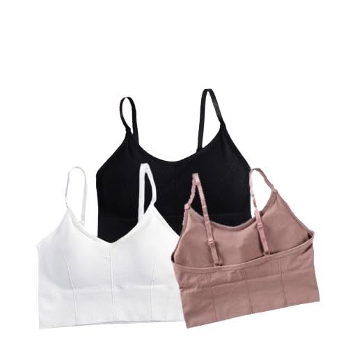 Image of Acnos 7 Colors Women's Wirefree Non Padded Super Combed Cotton Elastane Stretch Medium Coverage Everyday Bra with Concealed Shaper Panel and Adjustable