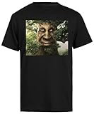  Árbol Místico Sabio Camiseta Negra De Manga Corta para Hombre