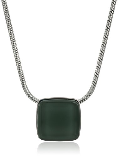 Skagen "Sea Glass Silver-Tone Necklace #TOP5