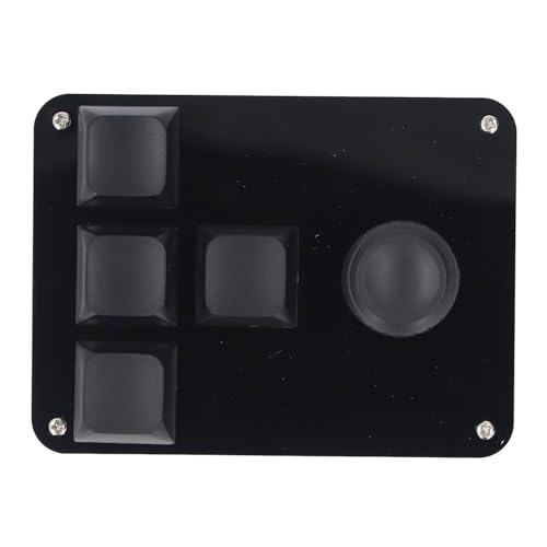 Mini teclado mecánico programable con interruptor azul y perilla de control 4