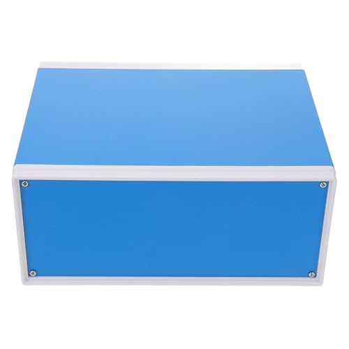 Caja para proyectos electrónicos en estaciones de metro y aeropuertos, metal azul