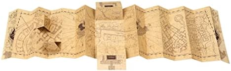 Official Harry Potter The Marauder's Map - 68.7 x 15.6 inches , 174.5 x 39.5 cm - Harry Potter Marauders Map - Harry Potter Gifts - Harry Potter Merchandise