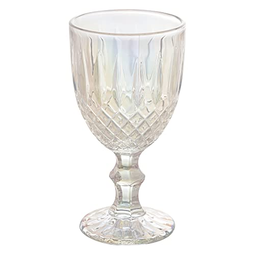 Conjunto 6 Taças de Água de Vidro Greek Rainbow 345ml - Wolff