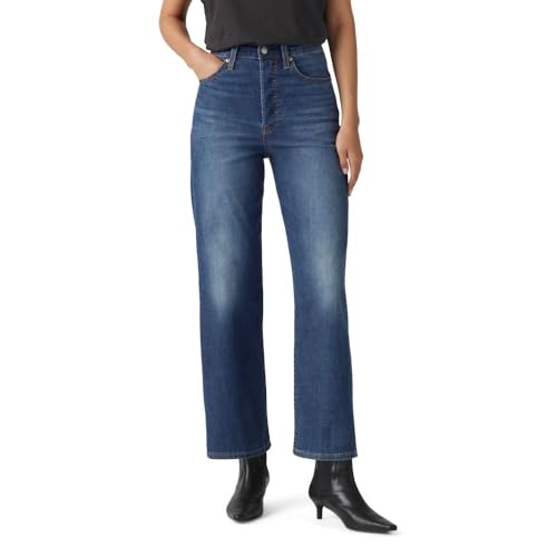 Levi's Women's Premium Ribcage Straight Ankle Jeans (Standard and Plus)