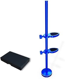 glotrends Graphics Card GPU Brace Support Video Card Sag Holder/Holster Bracket for Computer Cases, Universal VGA Graphics Card Holder,Anodized Aerospace Aluminum (Blue)