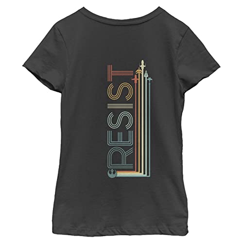 STAR WARS Girls Resistance 18strt00054a - Back Girls Short Sleeve Tee Shirt2