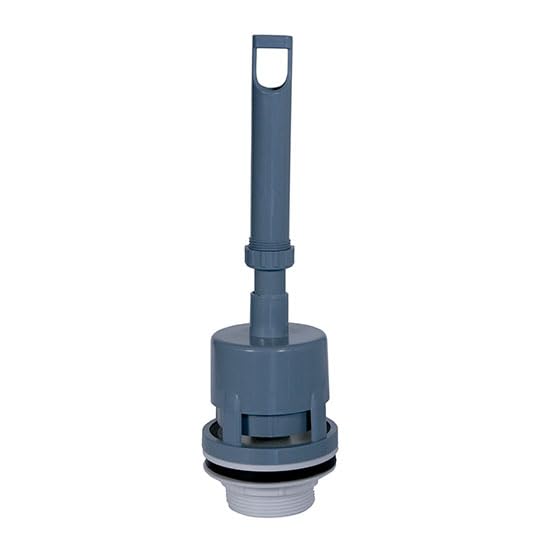 HOMSSY Mecanismo Cisterna WC Tanque Bajo Standard con Tirador – Válvula Descarga Universal para Inodoro, Rebosadero Regulable en Altura, Instalación Fácil, Compatible con la Mayoría de Cisternas
