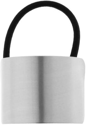 MERISHOPP®6xHair Ponytail Ring Cover Metal Cuff Wrap Holder Elastic Rope Band Silver|Clothing, Shoes & Accessories|Womens ...