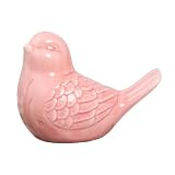 Niedliche Keramik-Vögel-Toilettenkappen für den Boden dekorative Tier-Abdeckungen der Schrauben lustige Badezimmer- als Desktop-Ornament (One Size)