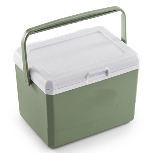 Mini glacière 5L verte avec 6 sacs de glace Isotherme 12h