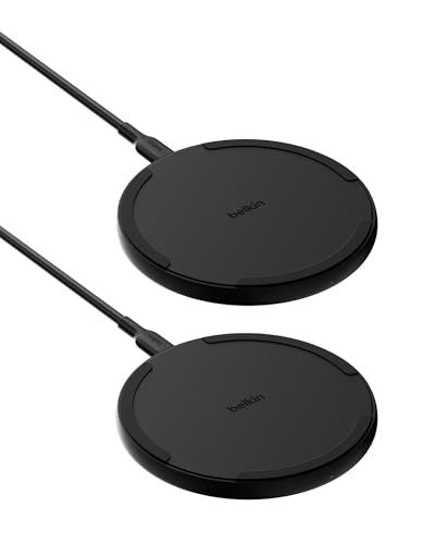 Belkin Wireless Charging Pad 15W - Qi Charger, Charging Station for Apple iPhone 17, iPhone 16/15/14...