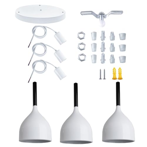 Lámpara colgante de cono marrón interior ajustable estilo nórdico para bar 8
