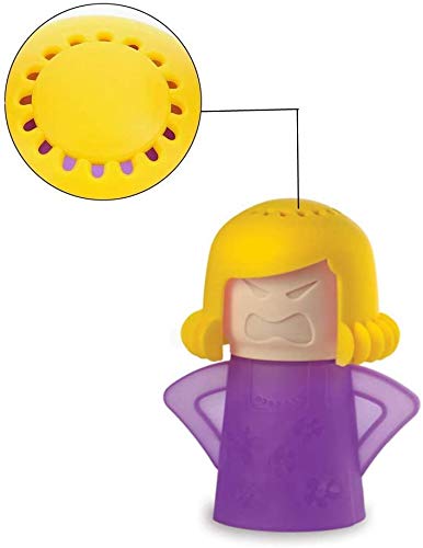 Angry Mama Microwave Cleaner Easily Crud In Minutes .Steam Cleans And Disinfects With Vinegar And Water For Kitchen Christmas Gifts (1Pcs-Purple) #TOP3