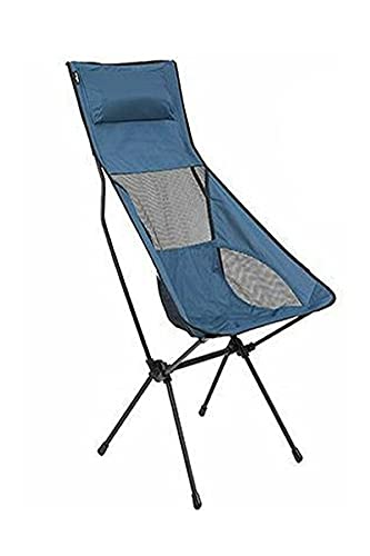 Summit High Back Chair, Blue, 1.407ft x 0.629ft x 0.407ft