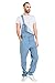 USKEES Peto Corte Ajuste Holgado- Azul Claro Overol de Mezclilla MENSBASICPALE-44-XXXXL
