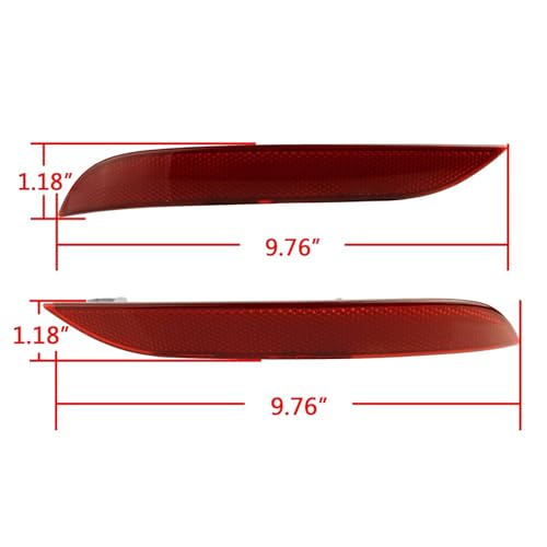 Réflecteur arrière compatible BMW E60 E61 pour réparation de pare-chocs cassé - 2