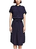 Kleid mit Kragen durchgeknöpft und Gürtel