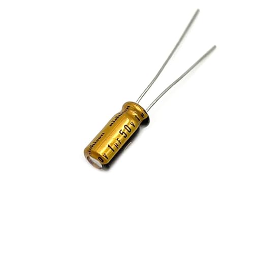 4pcs Nichicon FW Series HiFi Audio Aluminum Electrolytic Capacitor 50V 1uF 5x11mm