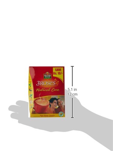 Image of Brooke Bond 3 Roses Natural Care Dust Tea, 250Gram - Ginger