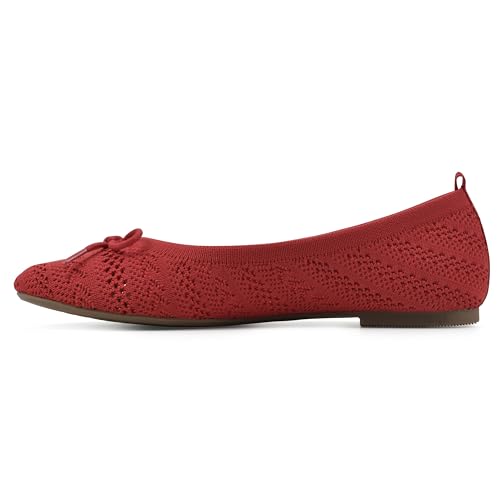 WHITE MOUNTAIN Women's Sashay Woven Knit Ballet Flat4