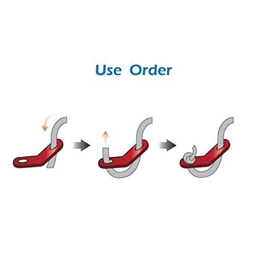 Triwonder Aluminum Alloy Guyline Cord Adjuster Tent Tensioners Rope Adjuster For Tent Hiking Camping (Red (2 Holes) - 12 Pack) #TOP2