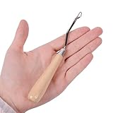 5szt. Latch Crochet Hook Needle 1 Drewniany gięty hak zatrzaskowy 4 rozmiarowy plastikowy hak zatrzaskowy