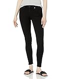 True Religion Women's Jennie Mid Rise Curvy Fit Skinny Leg Jean, Way Back Black, 24