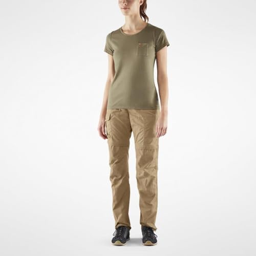 Fjällräven Damen Karla Pro Zip-Off Hose, Buckwheat Brown, 40