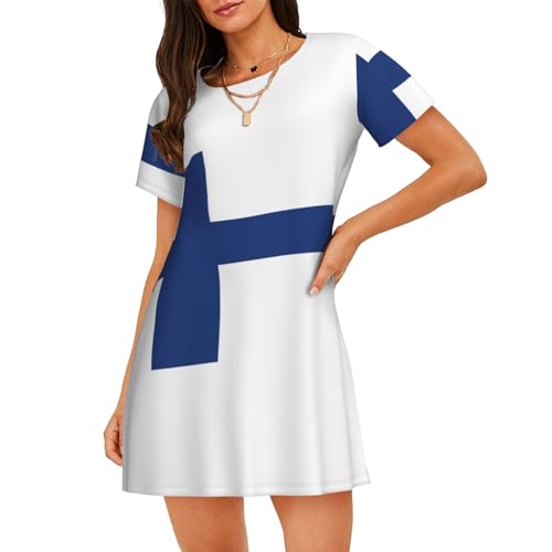 Chemise de nuit respirante à manches courtes anti-transpiration pour femme