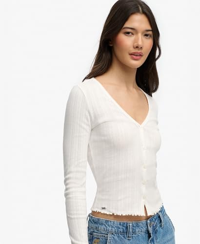 Cardigan en pointelle femme Superdry Athletic Essentials - vue 4