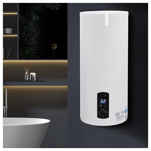 Calentador de Agua Eléctrico de Depósito, Temperatura Ajustable 60L 34 * 81cm