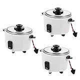 Abaodam 3 Stück Mini Küchen Reiskocher Dash Cooker Elektrische Mini Reismaschine...