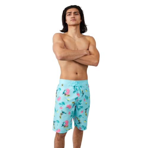 Batman Surfing Men's Blue Board Swim Shorts