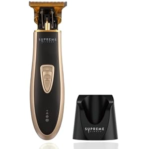 Supreme Trimmer T Shaper Professional Barber Trimmer | 90 Min Runtime, Low Noise Clippers for Men & Sensitive Skin | Cordless Zero Gap Beard Trimmer | ST5210