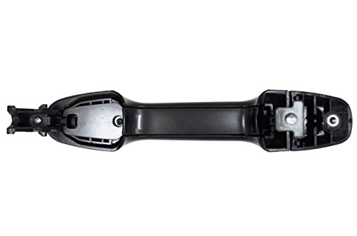 Pt Auto Warehouse To-3301S-Rp - Outer Exterior Outside Door Handle, Smooth Black - Rear Left/Right Pair #TOP2
