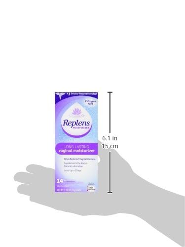 Replens Long-Lasting Vaginal Feminine Moisturizer 8 Prefilled Applicators, 0.24 oz ea (Pack of 4)