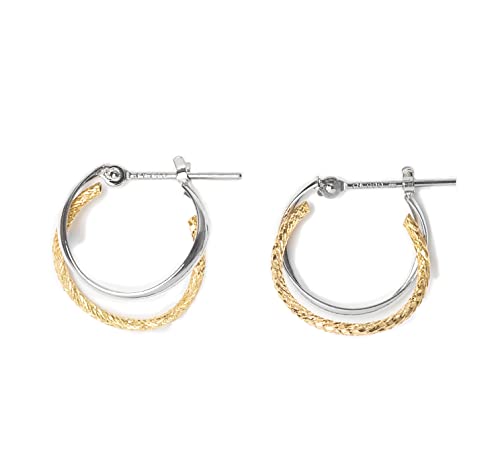 L&Co エルアンドコー K18 PT900 プラチナ 18金 フープ ピアス 43-7946 L&Co エルアンドコー K18 PT900 プラチナ 18金 フープ ピアス 43-7946